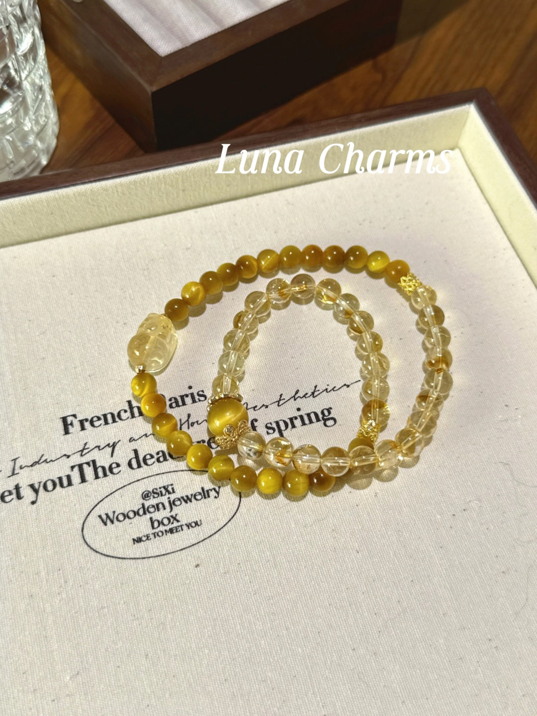 Citrine x Golden Tiger's Eye Bracelet