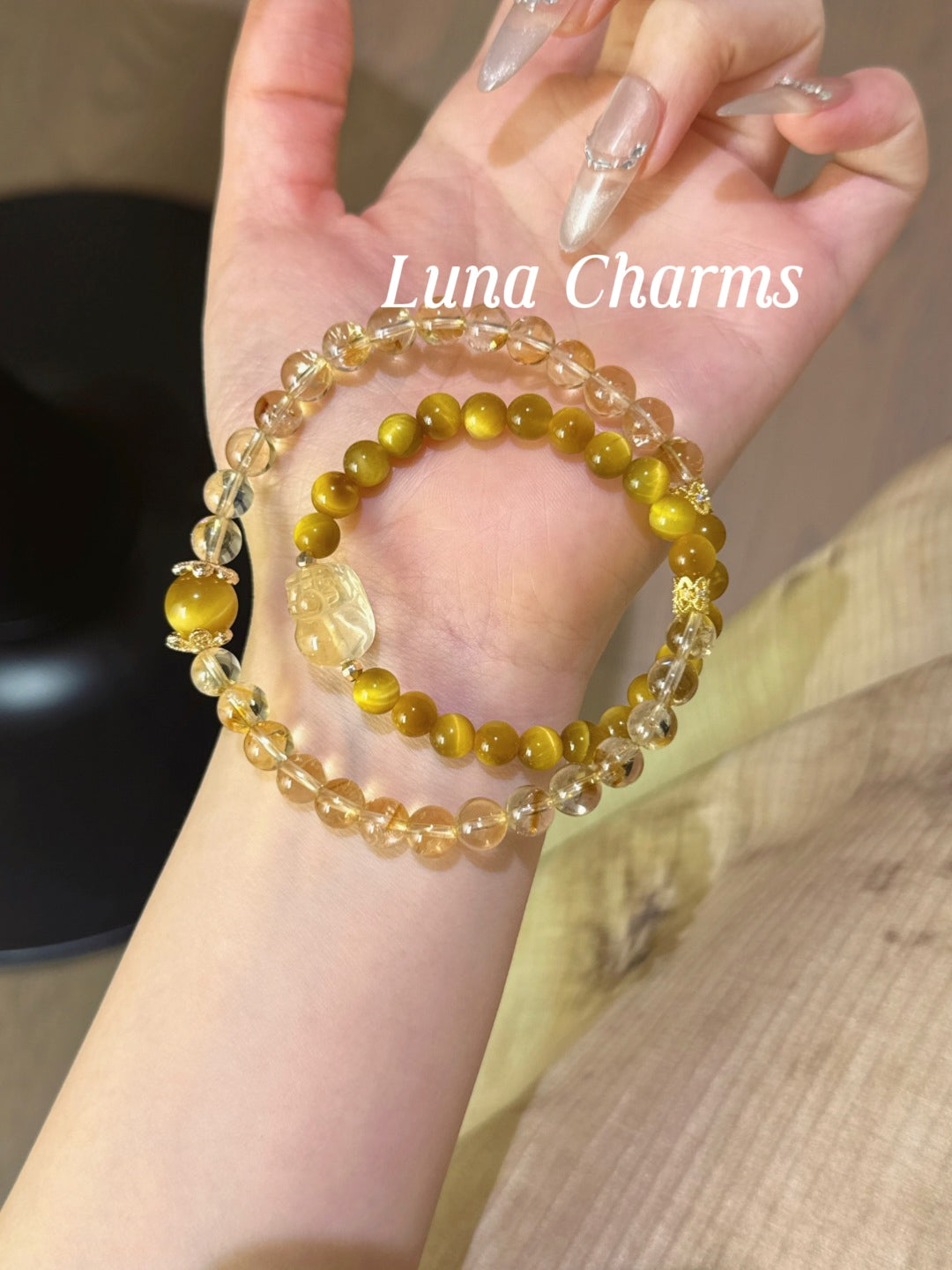 Citrine x Golden Tiger's Eye Bracelet