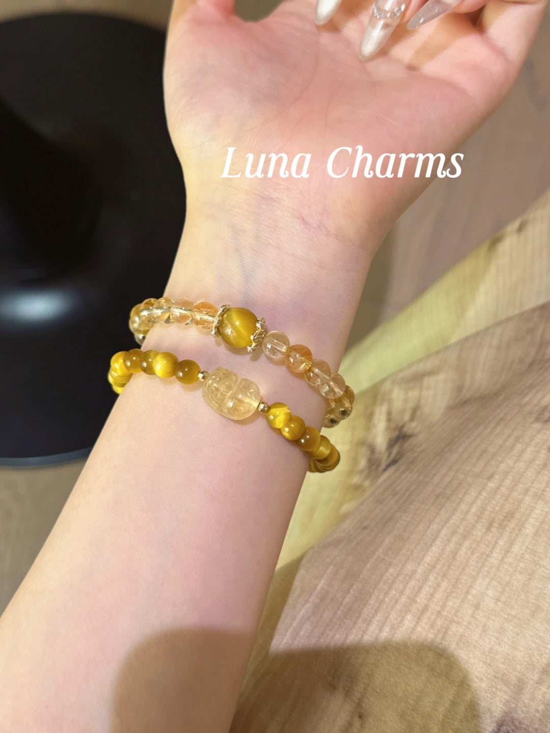 Citrine x Golden Tiger's Eye Bracelet