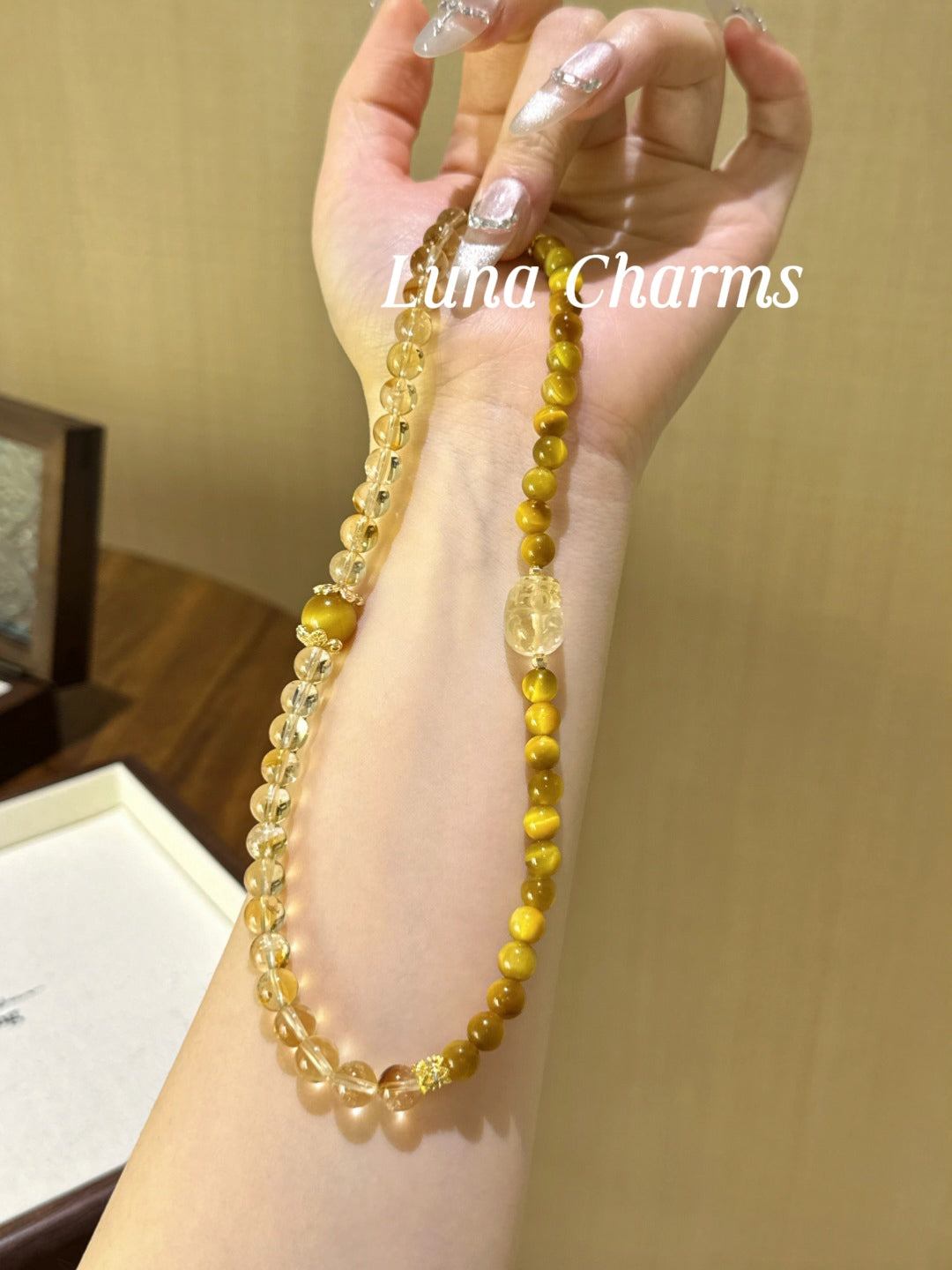 Citrine x Golden Tiger's Eye Bracelet