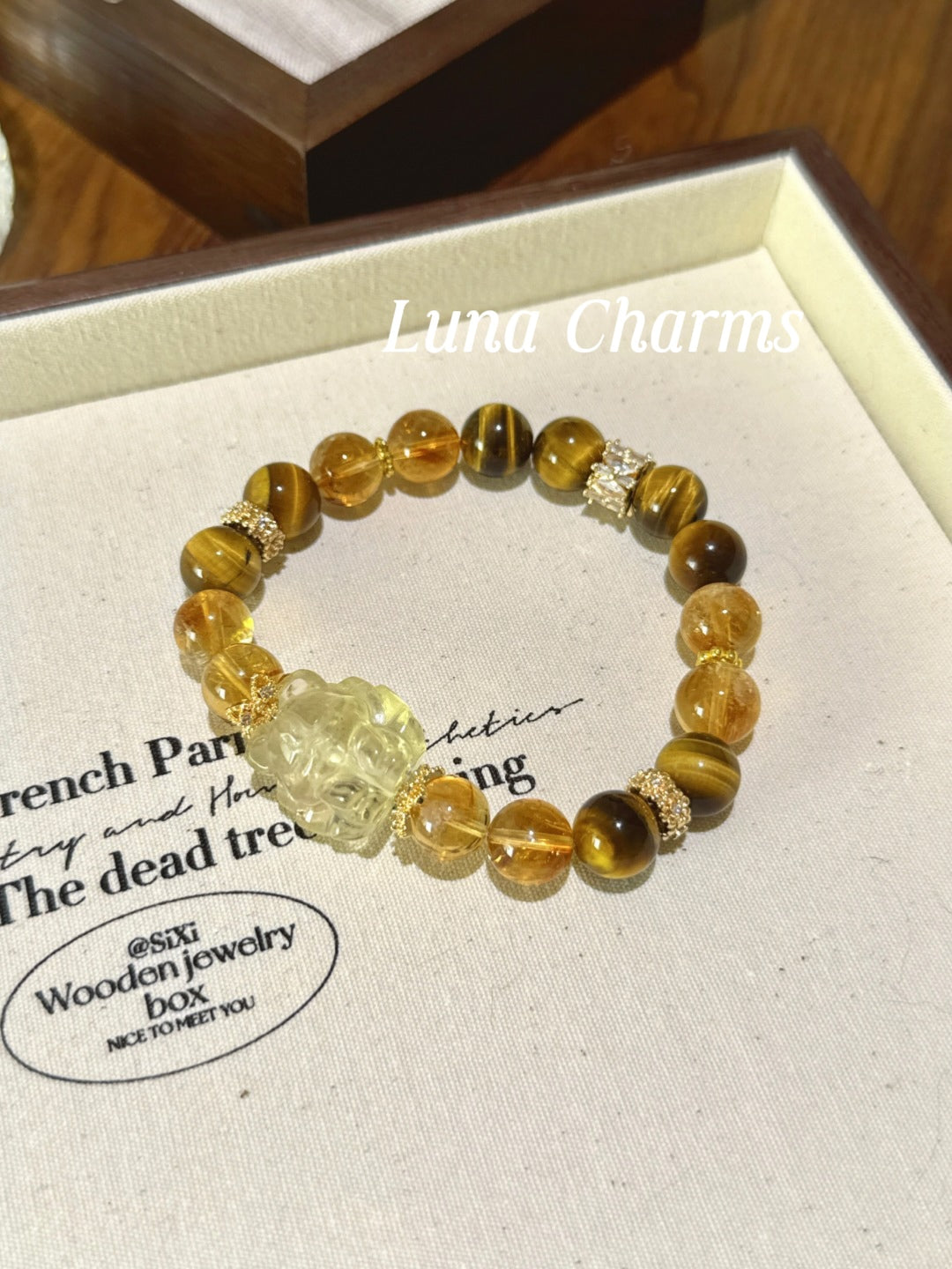 Citrine x Yellow Tiger's Eye Bracelet