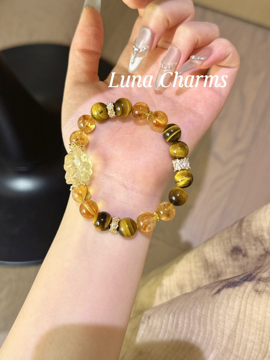 Citrine x Yellow Tiger's Eye Bracelet