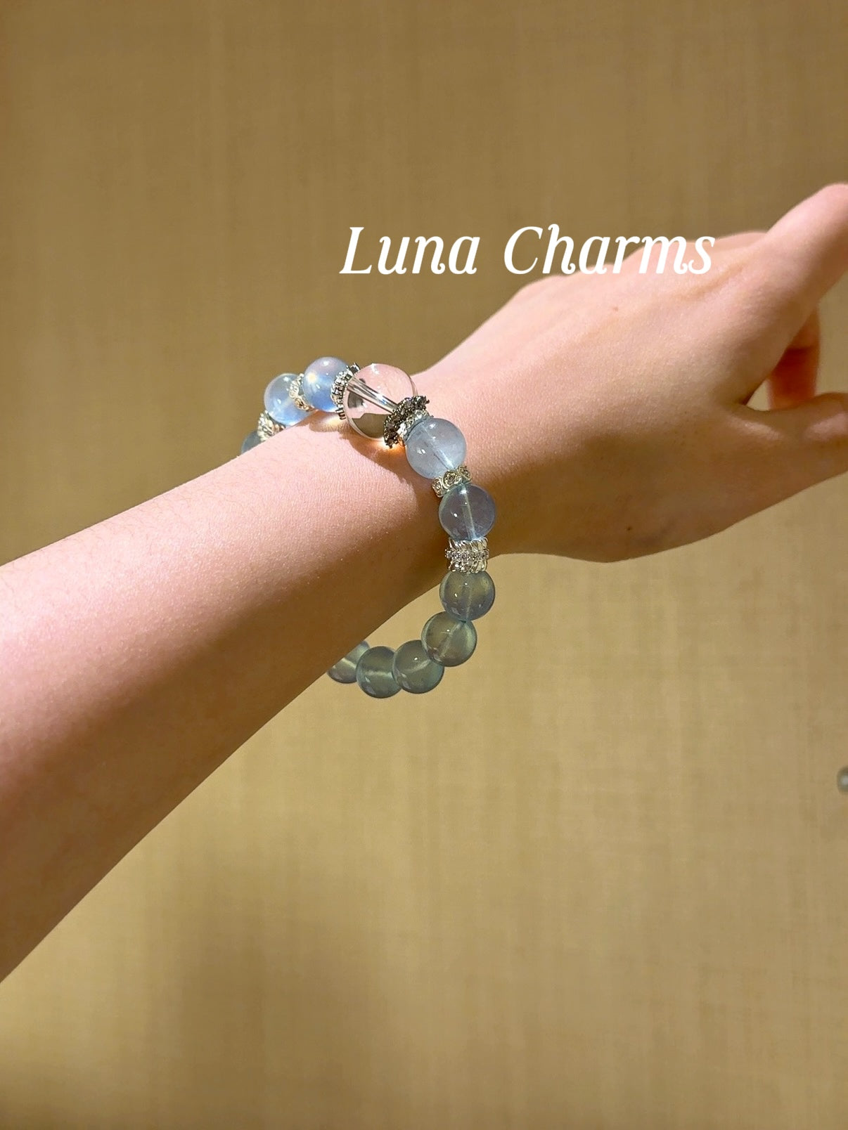 Aquamarine x Clear Quartz Bracelet